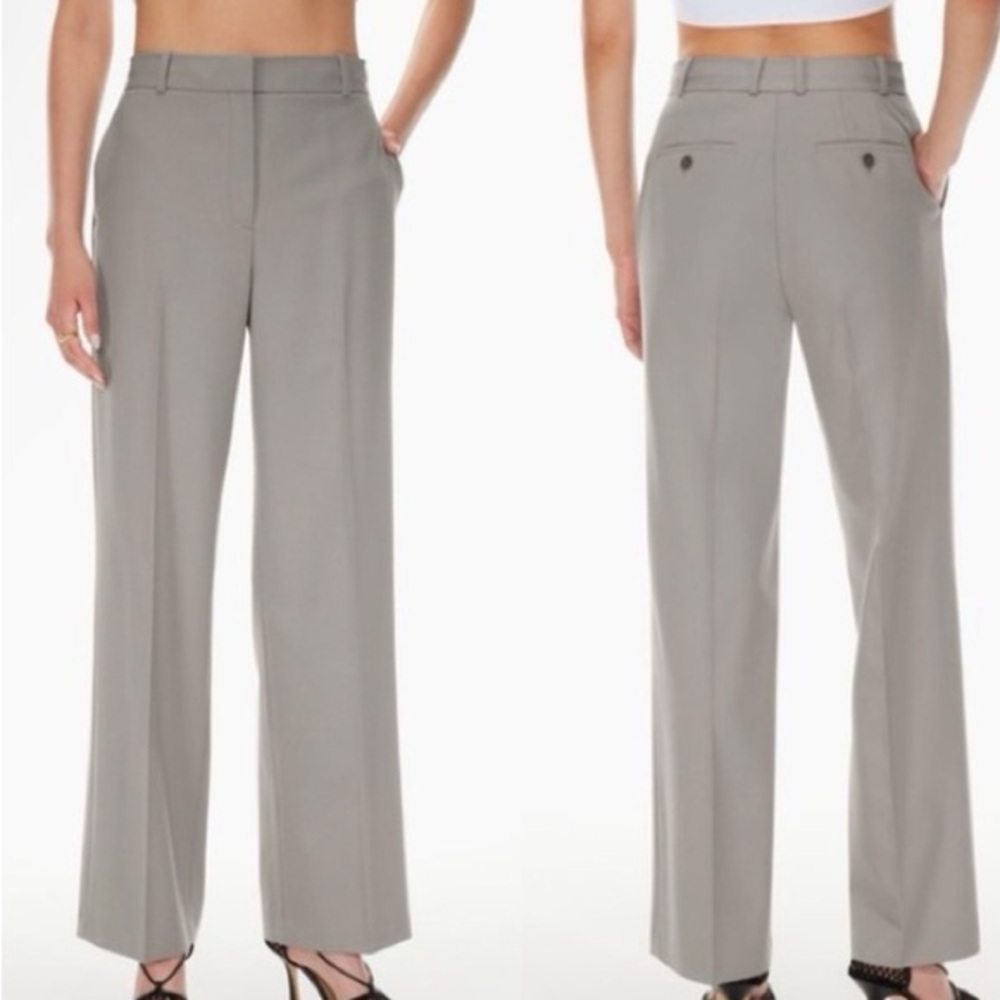 Aritzia Babaton Agency Pants in Grey